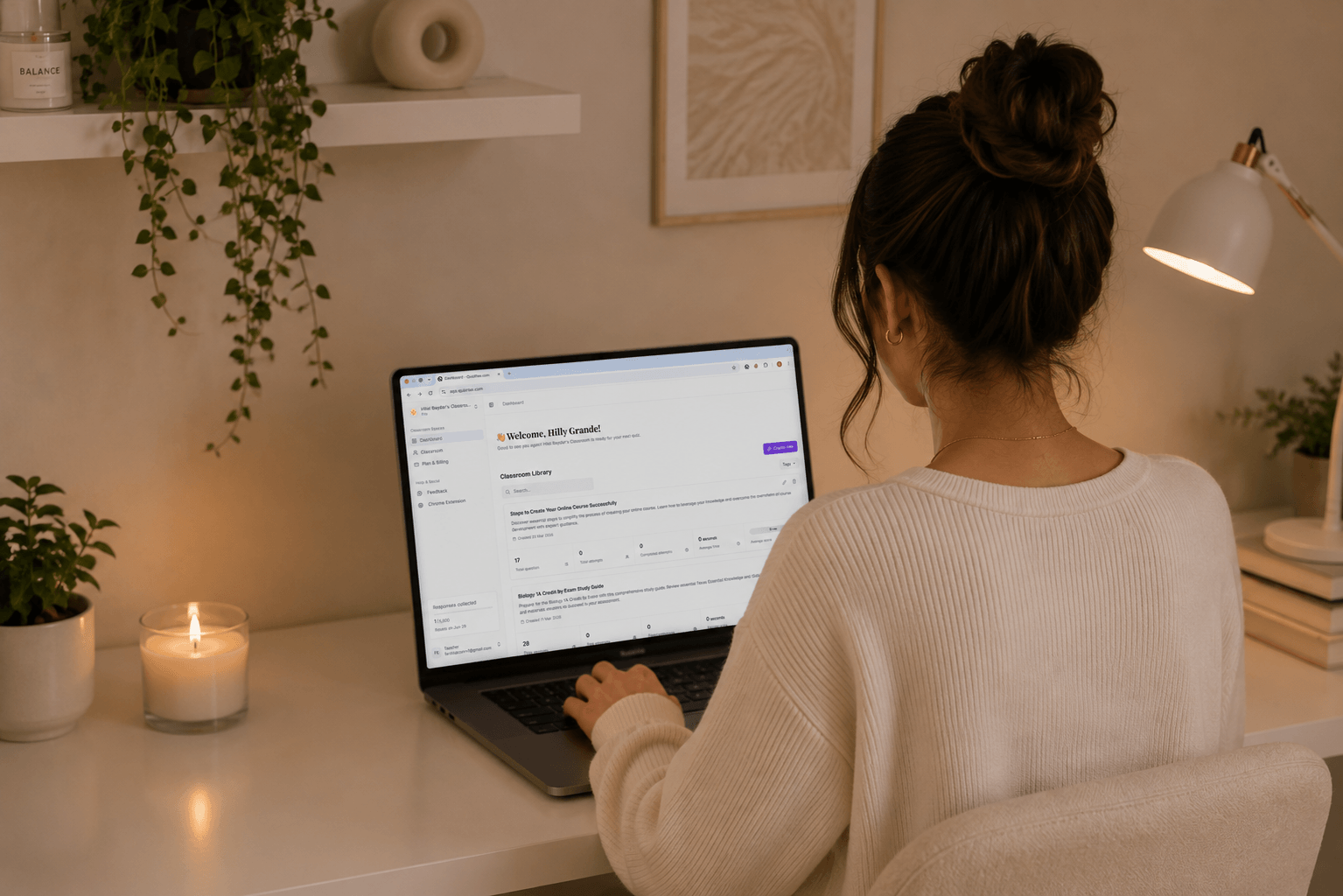 StudyFetch AI tutor and course material study interface